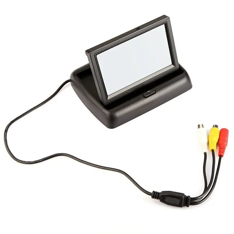 Car Display Monitor Display Car Parking Monitor HD 4.3'' LCD Display Screen Foldable Car Reverse Monitor FOR Rear View Camera