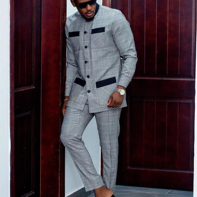 Seyi Stripe Single Breasted Long Sleeve Outfit - Image 3