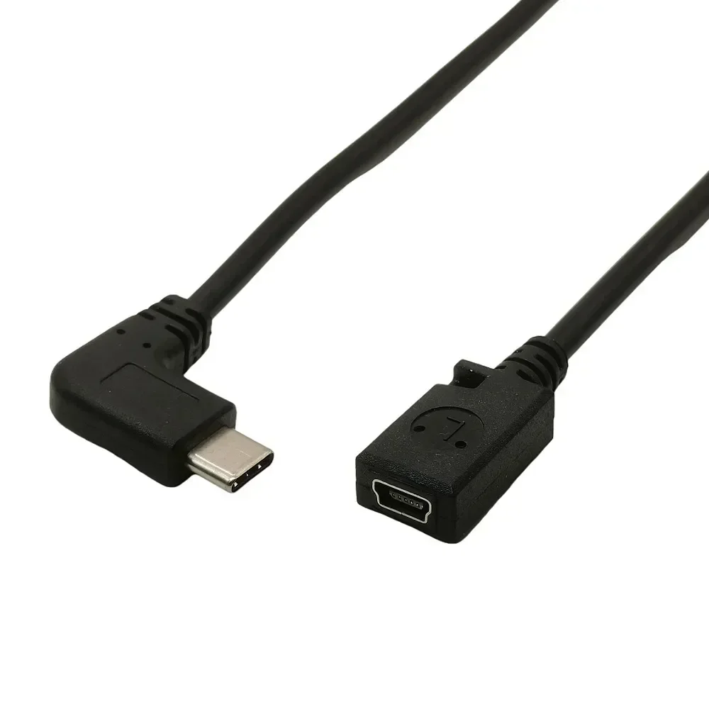 SHANFEILU Mini cavo USB da 90 gradi angolo mini 5 pin USB B maschio a