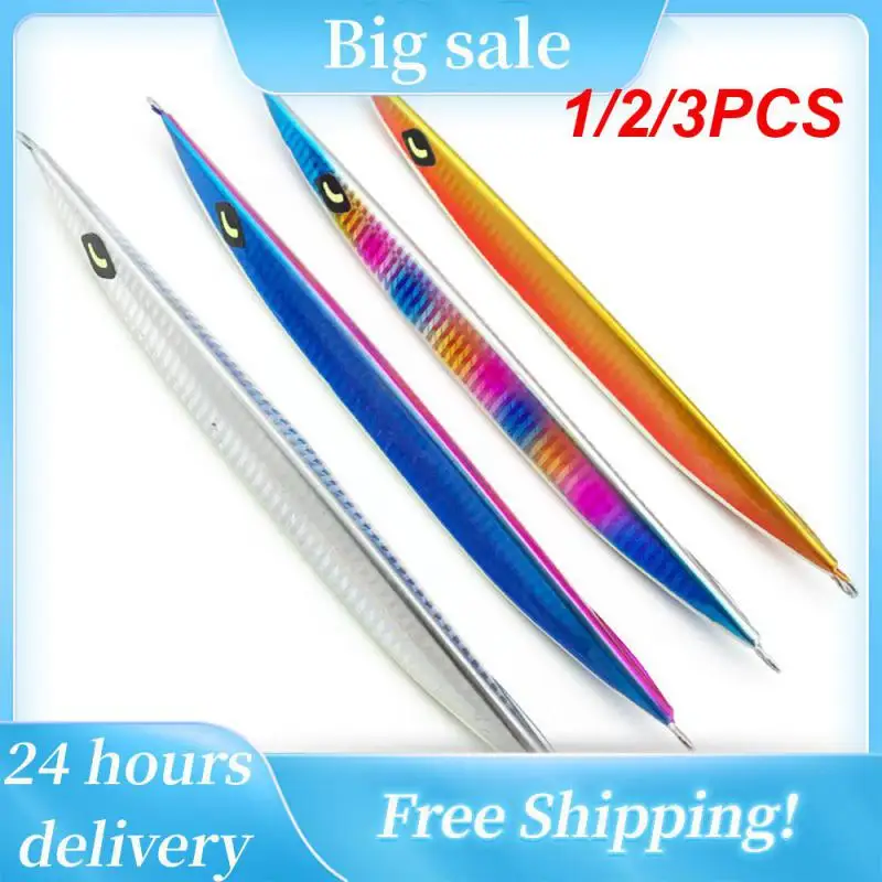 

1/2/3PCS NEW Shore Casting Sea Bass Lure Slow Jigging Metal Fishing Lure150g 200g 250g 300g 400g Artificial Fishing Bait
