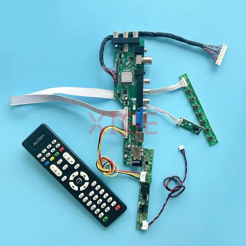 

For LTM240CL04 LTM240CT06 Driver Controller Board 24" USB+DHMI+VGA+AV LVDS 30-Pin DIY Kit 1920*1200 DVB Digital Signal LCD Panel