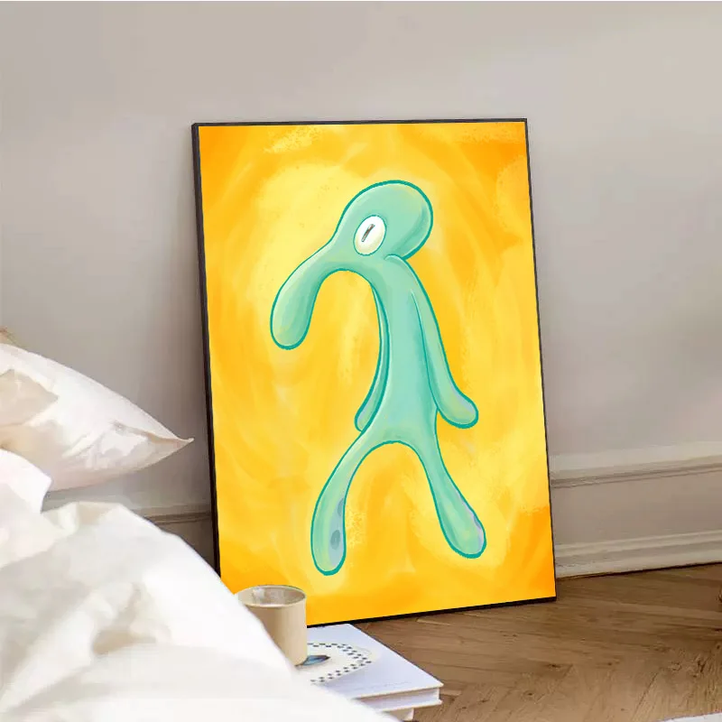 Bold and Brash Gallery Kunst Leinwand Malerei Drucke Poster Cartoon Lustige Thaddäus Wand Kunst Bild Nordic Wohnzimmer Wohnkultur – Detail 7