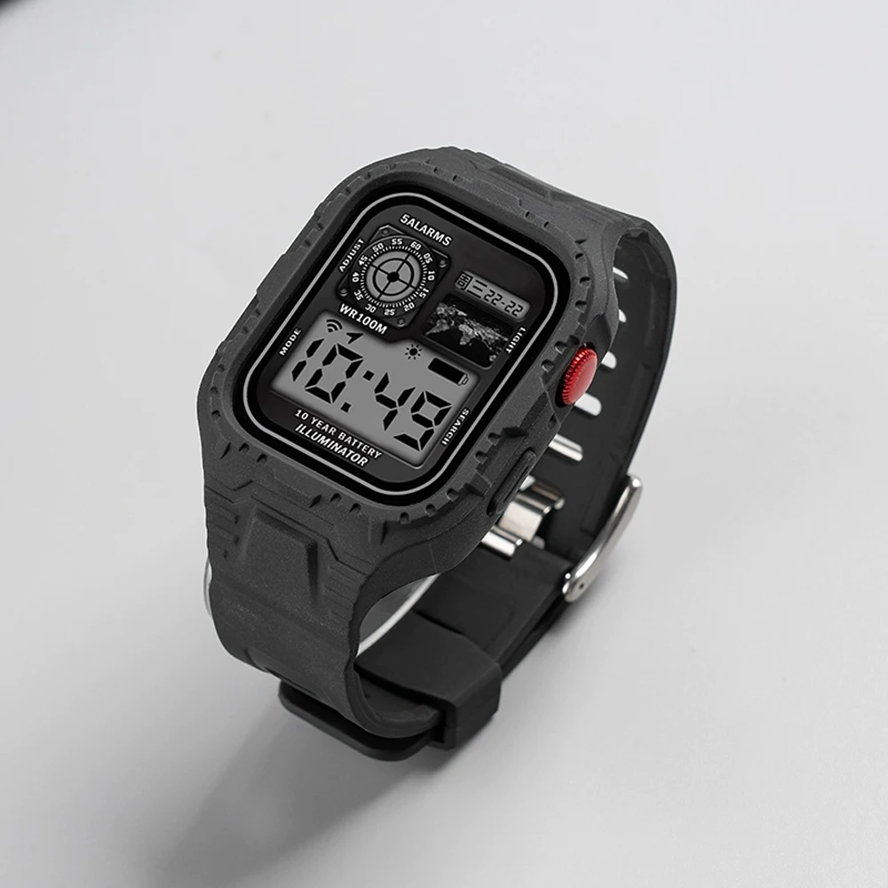 Versatile Smartwatch Accessory Set with Screen Protector and Sports Strap