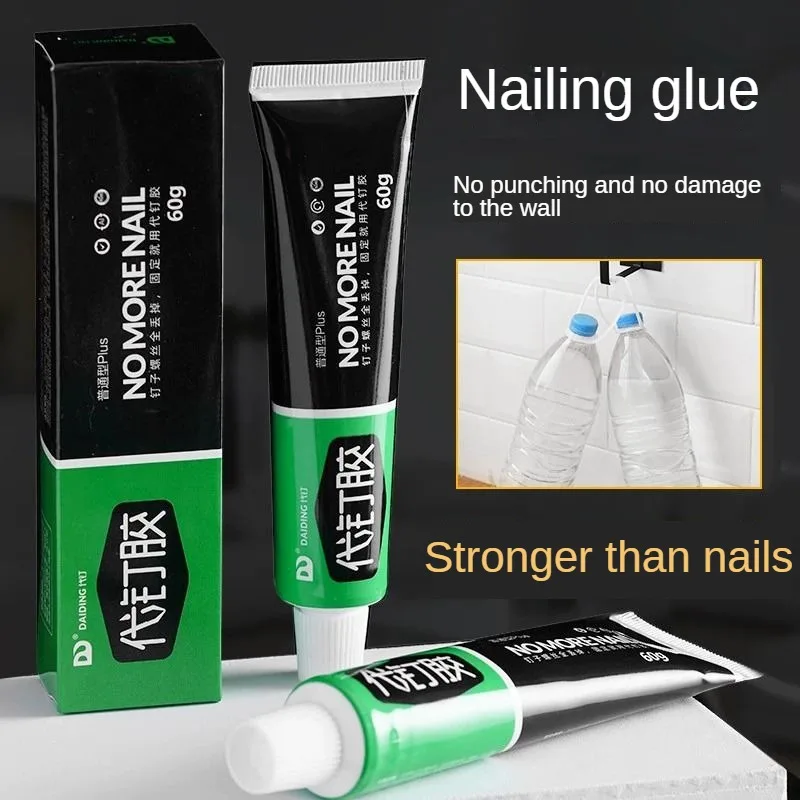 Selante Universal Ultra-forte sem Unhas Adesivo Super Forte Cola de Secagem Rápida Secagem Rápida Branca 30g 60g