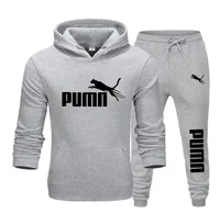 Ensemble de 2 vêtements de sport décontractés pour Jogging, Fitness, à la mode, sweat-shirt à capuche pour hommes et pantalons longs d'automne et d'hiver, nouvelle collection 3