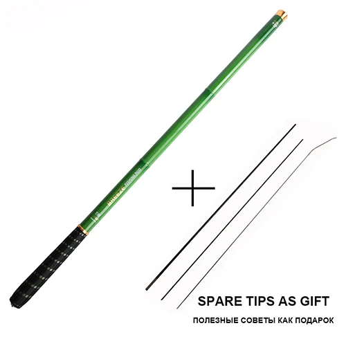 Goture Ultralight Super Hard Rod 7.2m-3.0m Stream Hand Pole Carbon Fiber  Telescopic Carp Fishing Rods With Line and Top Tip