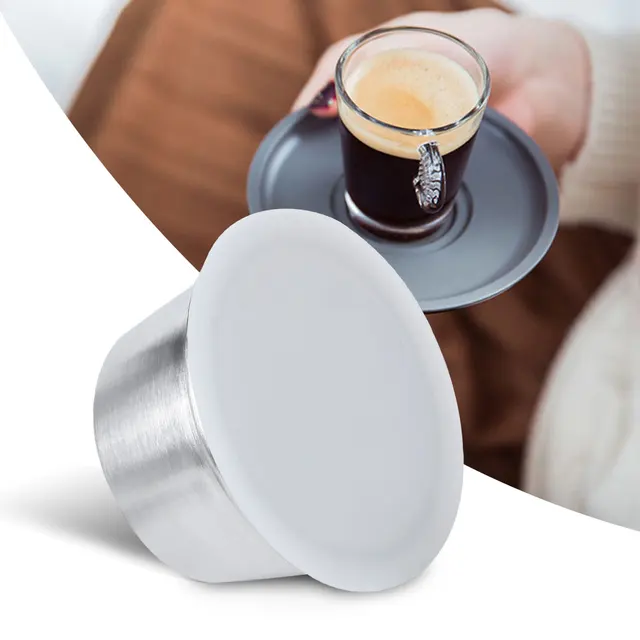 Stainless Steel Reusable Refillable Coffee Capsule Cup Fit for Dolce Gusto Coffee Maker