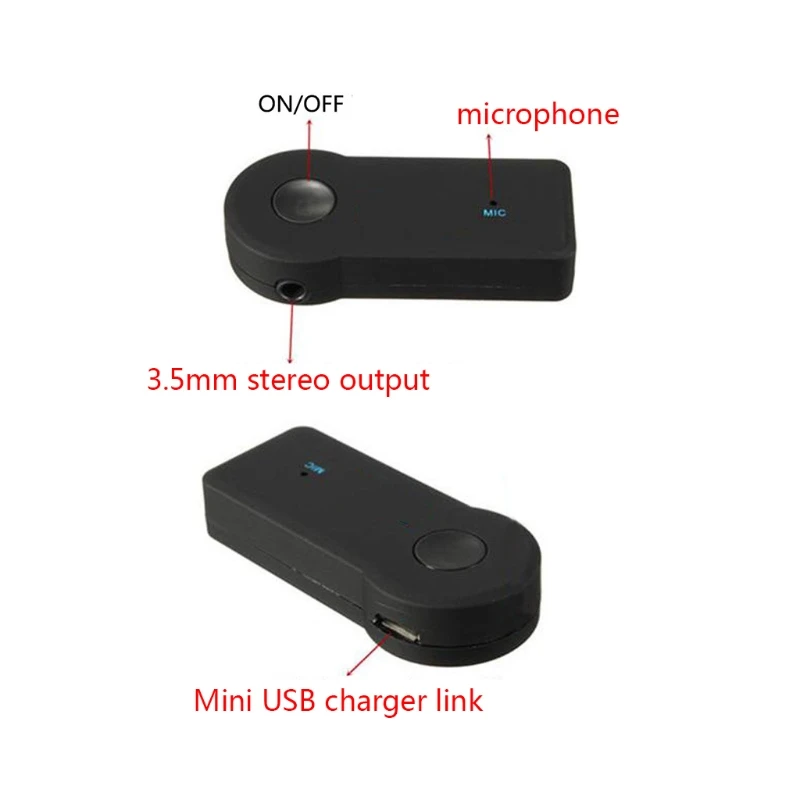 

Беспроводной Bluetooth-совместимый телефон с разъемом 3,5 мм для автомобильного стереофонического музыкального приемника AUX
