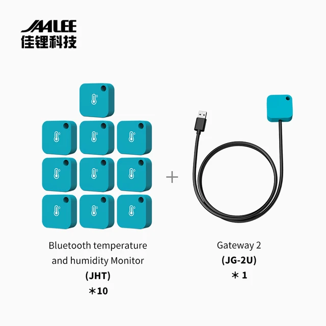 jaalee WiFi Gateway Temperature/Humidity/Dewpoint/VPD Thermometer/Hygrometer Monitor Refrigerator Freezer Fridge Alarm Alerts