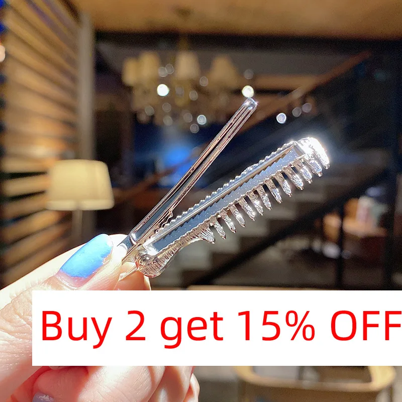 Retro Hairpins Rhinestone Scissors Comb Type Clips Bang Hair Pin Wedding Crystal Jewelry Headwear girls Gifts jewelry accessories hair accessory hair clip hair headdress bridal headwear