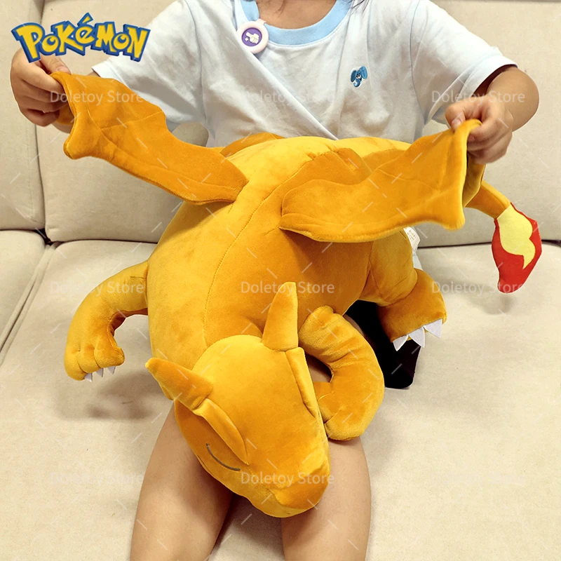 New Pokemon Plush Toys Big Size Sleeping Charizard Chien-Pao