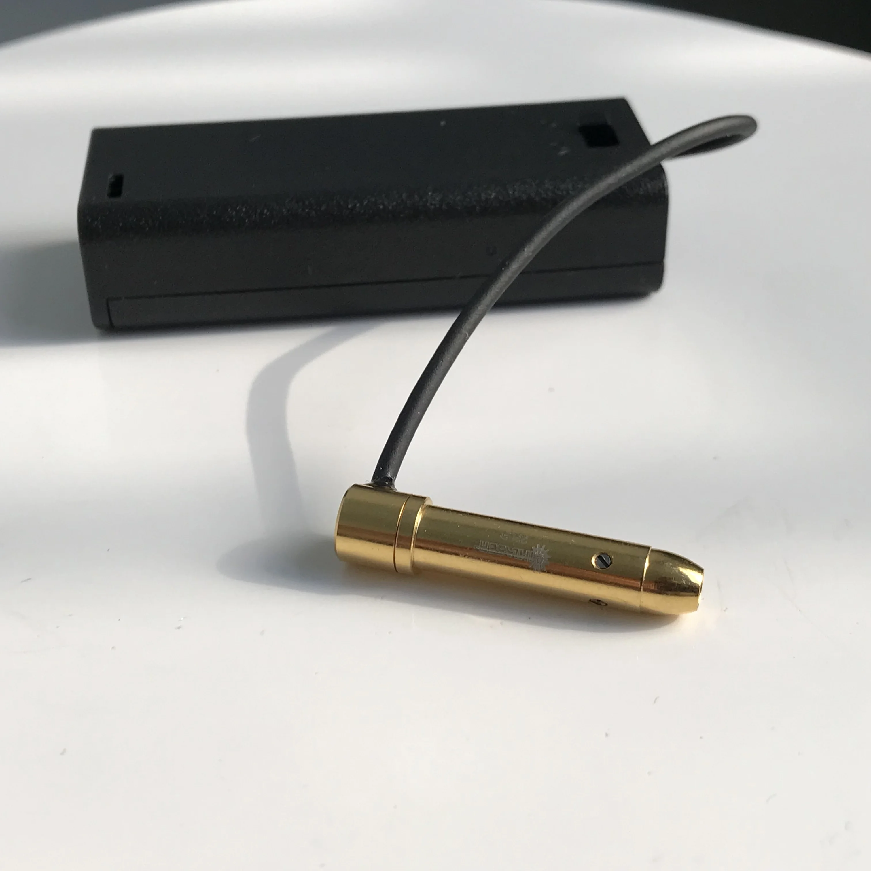 .22LR Laser Bore Sighter Pistols Rifles Iron Sight Scope Optics Zeroing Calibration Gold Plated