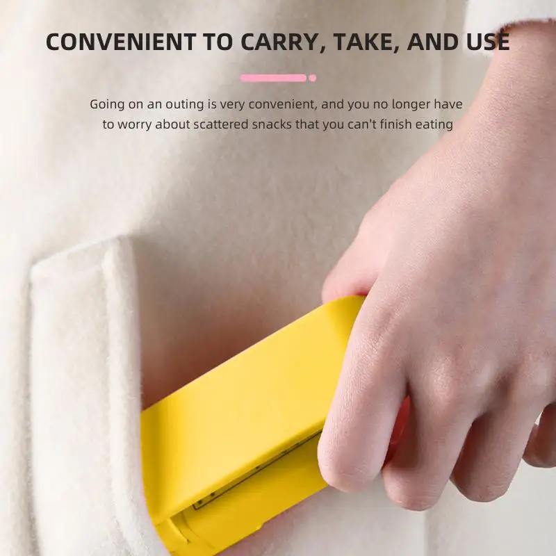 Mini Heat Bag Sealing Machine Package Sealer Bags Thermal Plastic Food Bag Closure Portable Sealer Food Packaging Heat Sealer 2