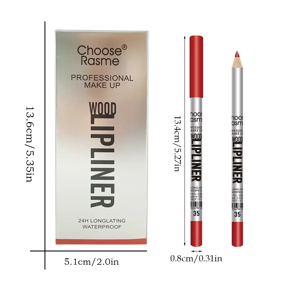 12 pcs Long-Lasting Lipstick Set with Professional Lip Liner Pencil and Matte Lip Gloss for Women Valentine's Day Gifts 6