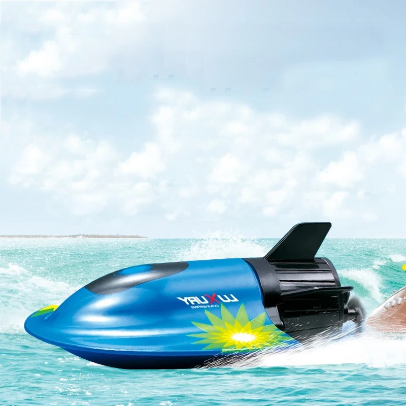 2.4G Mini RC Submarine Toy 3314 Waterproof Radio Speedboat Model Portable Remote Control Simulation Boat Gifts Toys For Boy