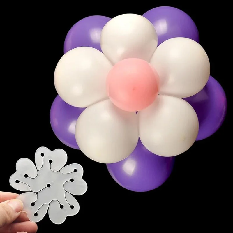 1000 Teile/los Latex Ballon Pflaumenblüte Clip Halter Ballons Zubehör Geburtstag Party Festival Hochzeit Dekoration Luftballons Klemme – Detail 4