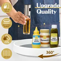 Non-Skid Lazy Susan Organizer for Pantry Organization Kitchen Storage Bathroom Sink Cabinet Refrigerator Countertop Spice Rack 1