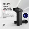 High Speed Duct Fan Air Blower Turbo Violent Fan 52+M/S Wireless Turbo Fan 130000RPM with LED Light for PC Keyboard Car 2