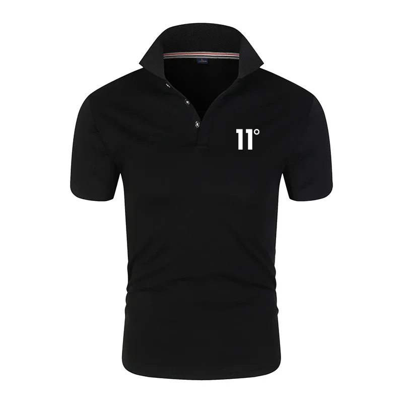 

2024 Summer Hot Selling Short Sleeves, Solid Color Classic Polo Shirt Customized Print Design Logo Business Casual Shirt