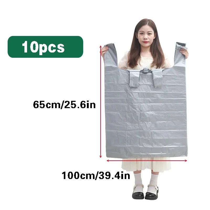 10Pcs 125cm Moving Packing Bag Extra-large Moisture-proof Extra Thick HDPE  Hand Luggage Clothes Storage Bag Quilt Storege Bag - AliExpress