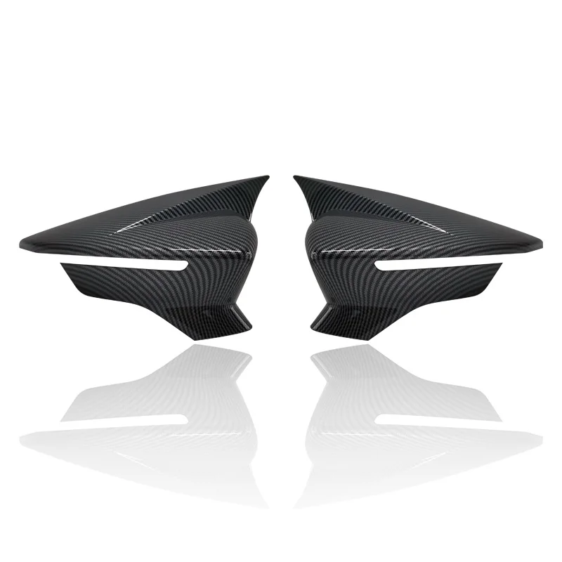 Sleek Black Mirror Cap for Car Side Rearview Mirror Cover Accessories
