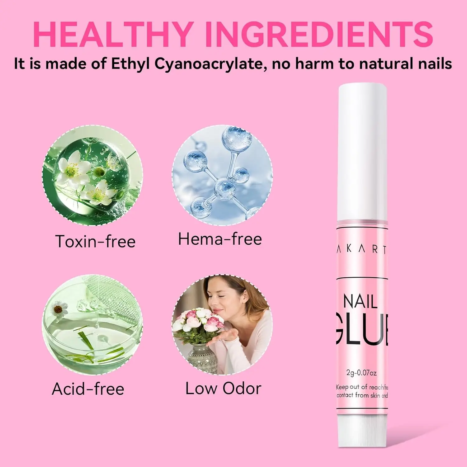 Nail Glue for Acrylic Nails Press On Nails
