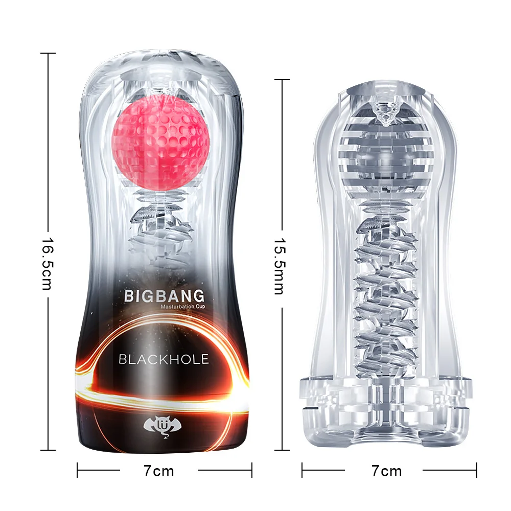 Male Masturbator Male Masturbator Cup Male Masturbation Aid Male Masturbation Cup Soft Pussy Transparent Vacuum Sex Cup Masturbatings Sex Trainer Glans Ball Stimulator Toys for Men