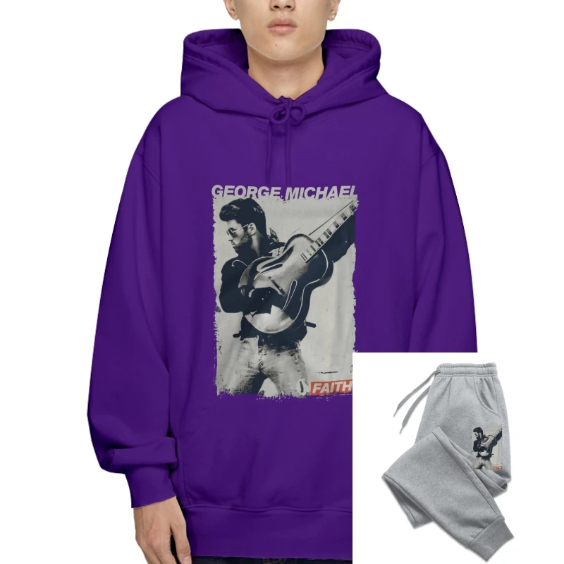 

George Michael Men'S Faith Mens SoftHoodieWinter T-Sweatshirt Hoodies Small Navy Classic Custom Design Sweatshirt Hoodies