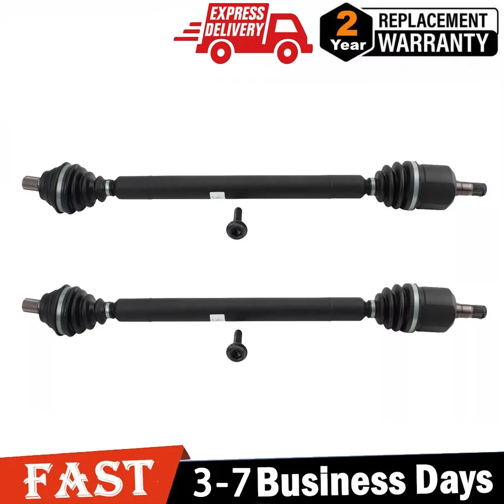 Rear CV Axle Assembly Set For 03-10 Porsche Cayenne 04-10 Volkswagen Touareg