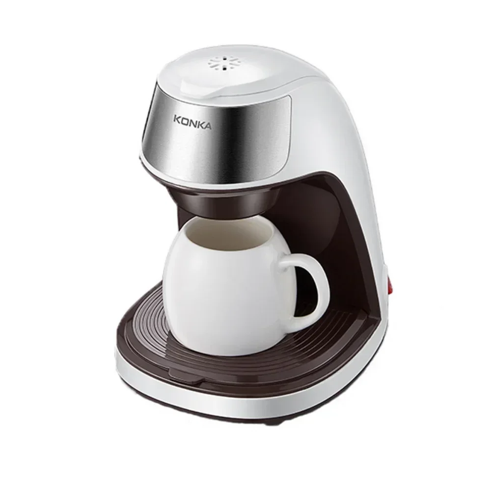 Coffee machine Fully automatic household small portable coffee machine Office mini American drip coffee machine cafeteira 4
