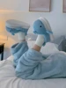 Ins Parent-child Cartoon Whale Plush Slippers For Men And Women In Winter Home Slipper Cute Indoor Anti-skid Warm Kids Slipper 5