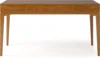 SIMPLIHOME Harper solid wood medieval modern 60 inch wide home office desk, desk, workstation, study desk furniture, 2 drawers 5