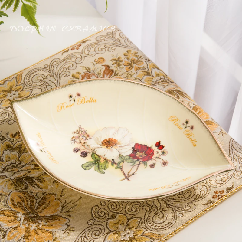 

European style ceramic plates, vegetable plates, high-end tableware