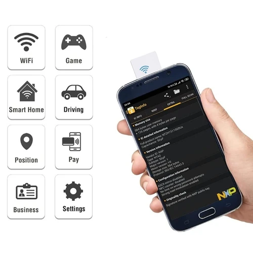 TagMo 포럼 NFC 태그에 대 한 100pcs NTAG215 NFC 미니 카드 태그 Ntag 215 칩 2
