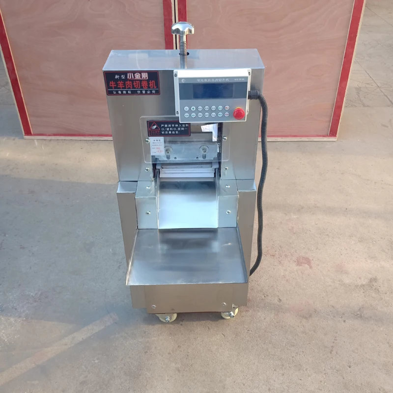 

Commercial Beef Slicer Lamb Cutting And Rolling Machine Automatic Frozen Meat Flaker