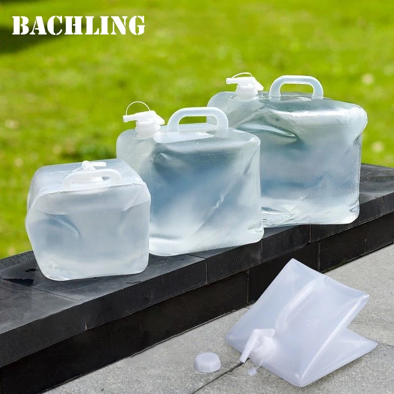 5/10/20L Bucket Tourism Foldable Water Storage Container Drinking Water Tank for Outdoor Travel Picnic Hiking