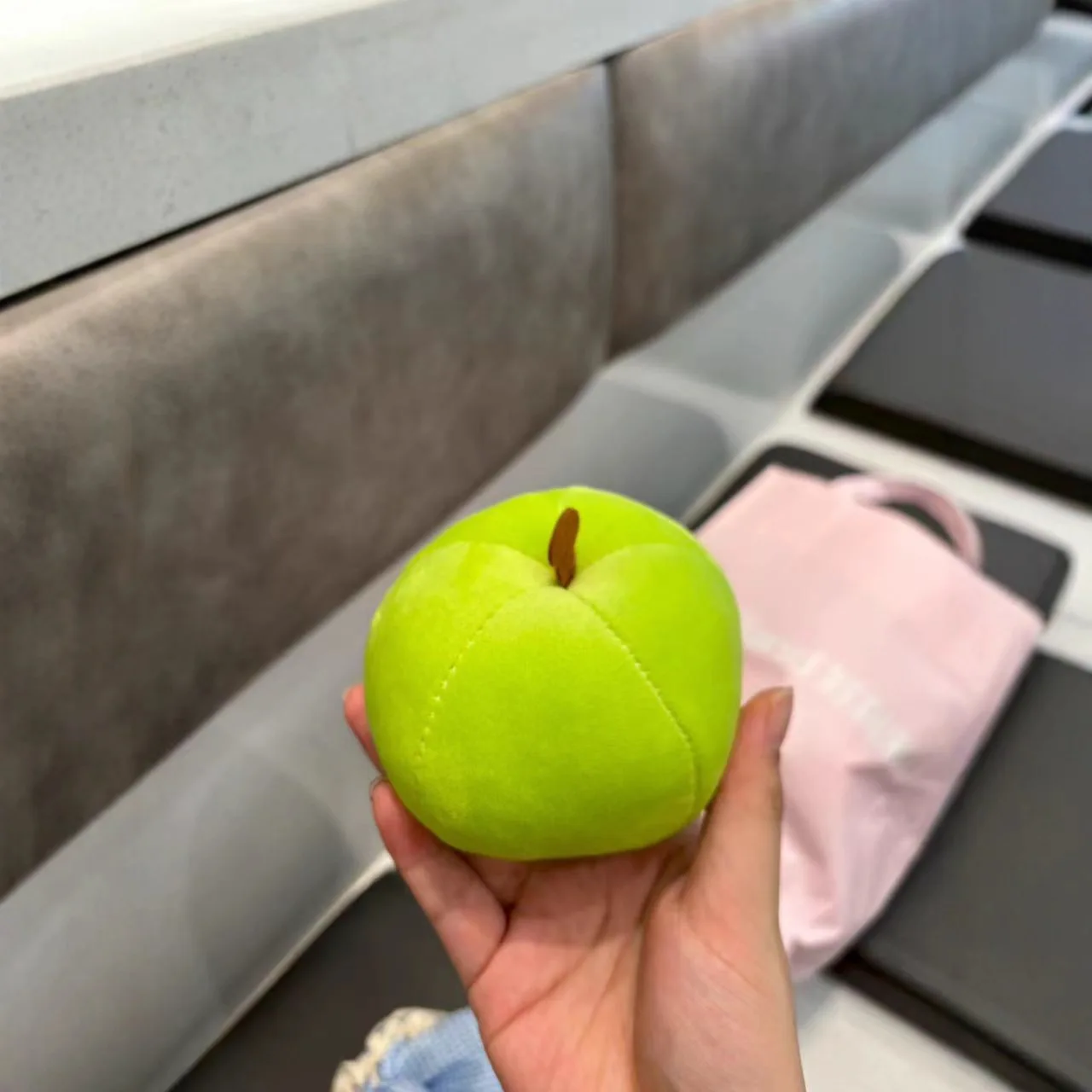 귀여운 사과 감압 플러시 장난감, 힐링 테이블 동반자 인형, 베프, 커플, 생일 선물, 생일