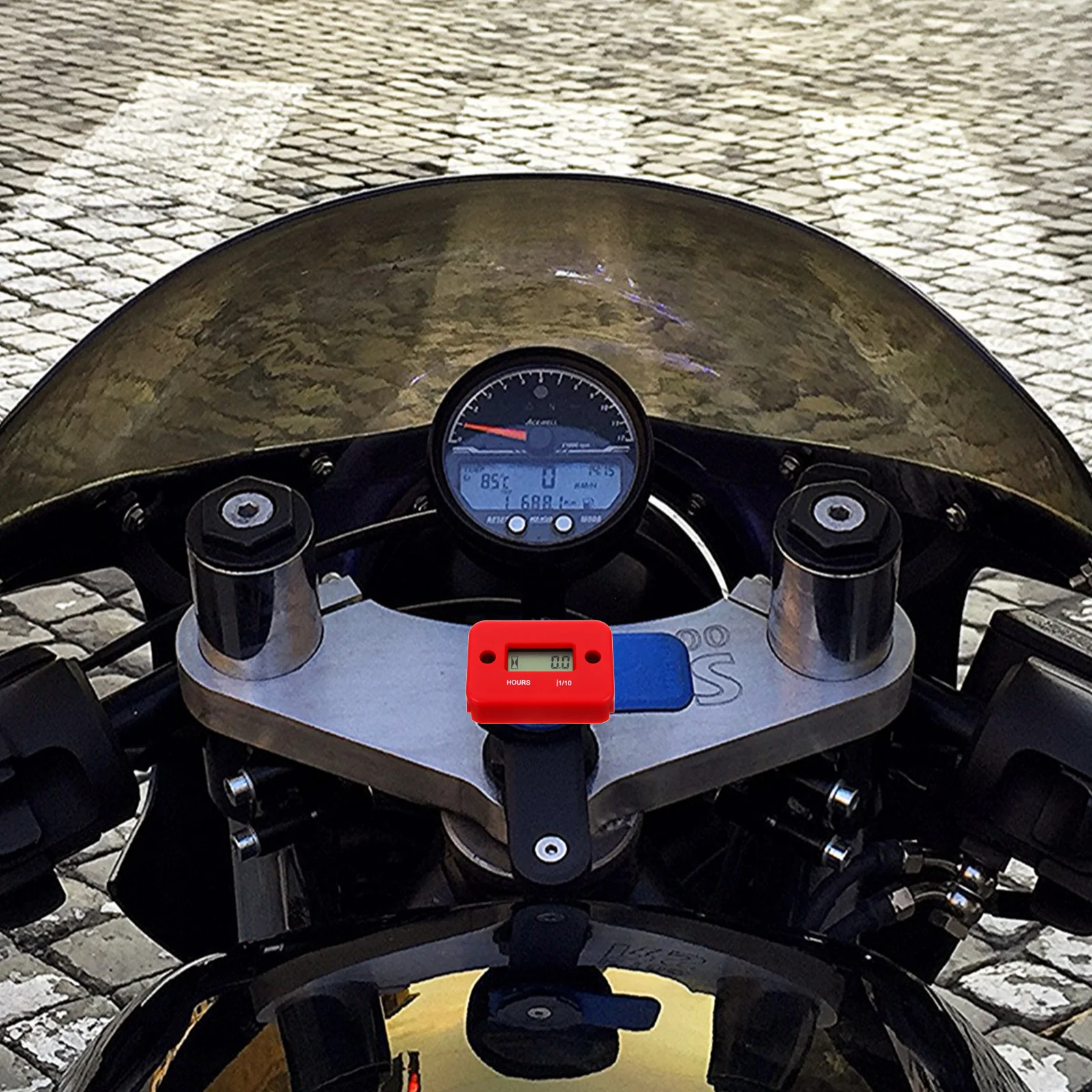 Motorcycle Tachometer Marine Dirt Bike Rpm Digital Speedometer for Abs Hour Meters Small Engines
