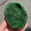 Electroplating Green!!Natural Amethyst Geode Quartz Cluster Crystal Specimen Energy Healing 4