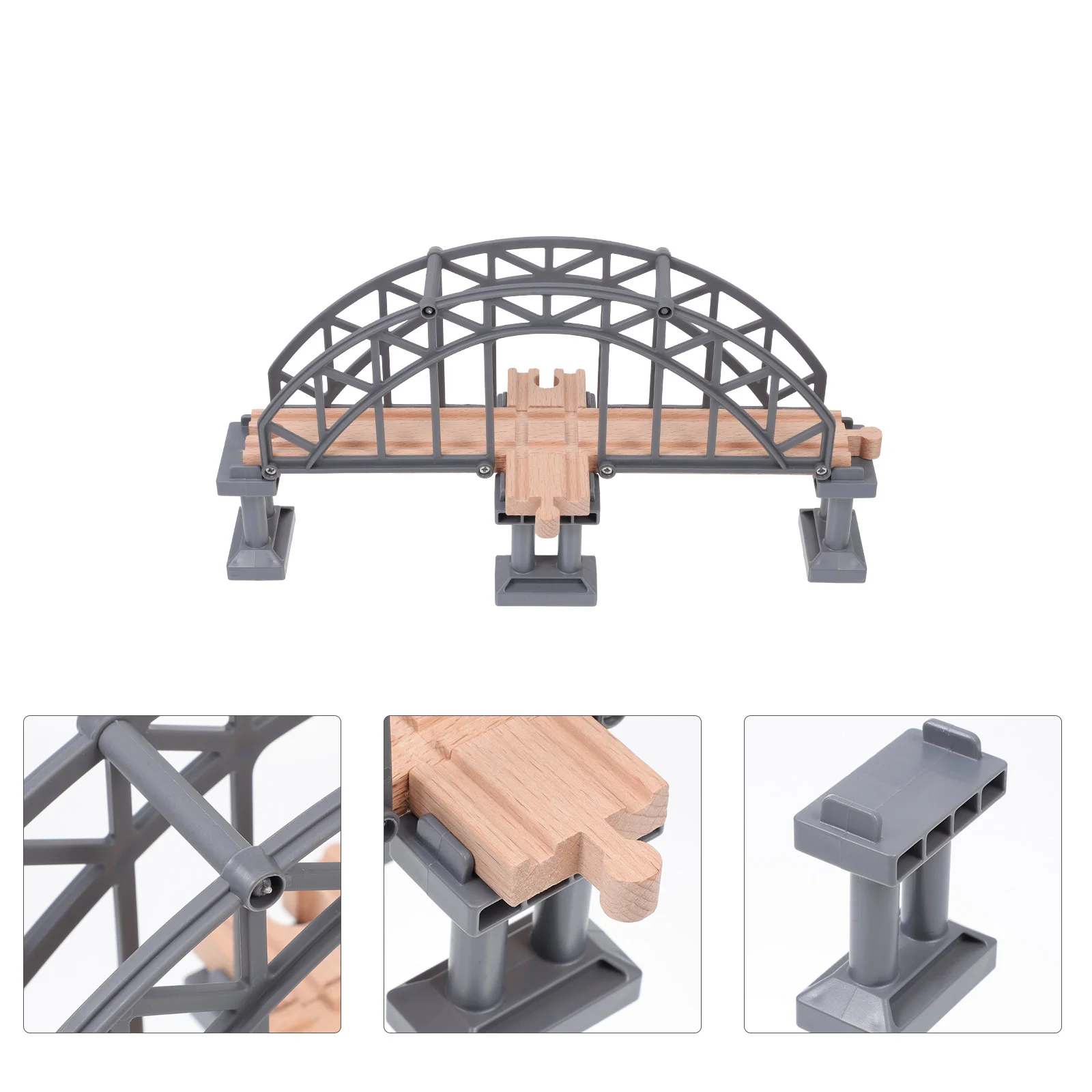 

Train Scene Toy Children Cognitive Plaything Railway Accessory Boys Toys Kid Layout Prop Catnip Learning Track Bridge