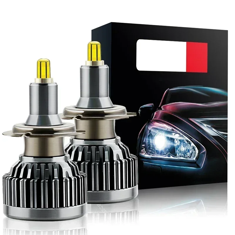 LED Canbus 360 미니 H7 자동차 헤드라이트 전구, 프로젝터 렌즈용 안개등 터보 램프, 15000LM, H11, H8, H9, H19005, 9006, 300W, 2 개