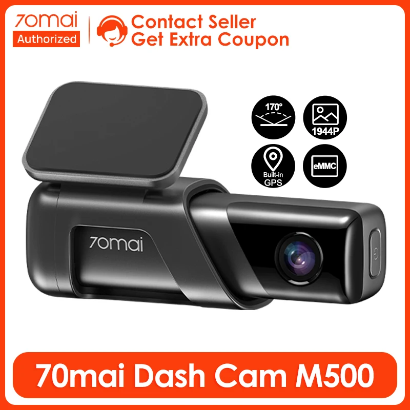 70mai Dash Cam M500 Car DVR Camera Recorder Built-in GPS ADAS