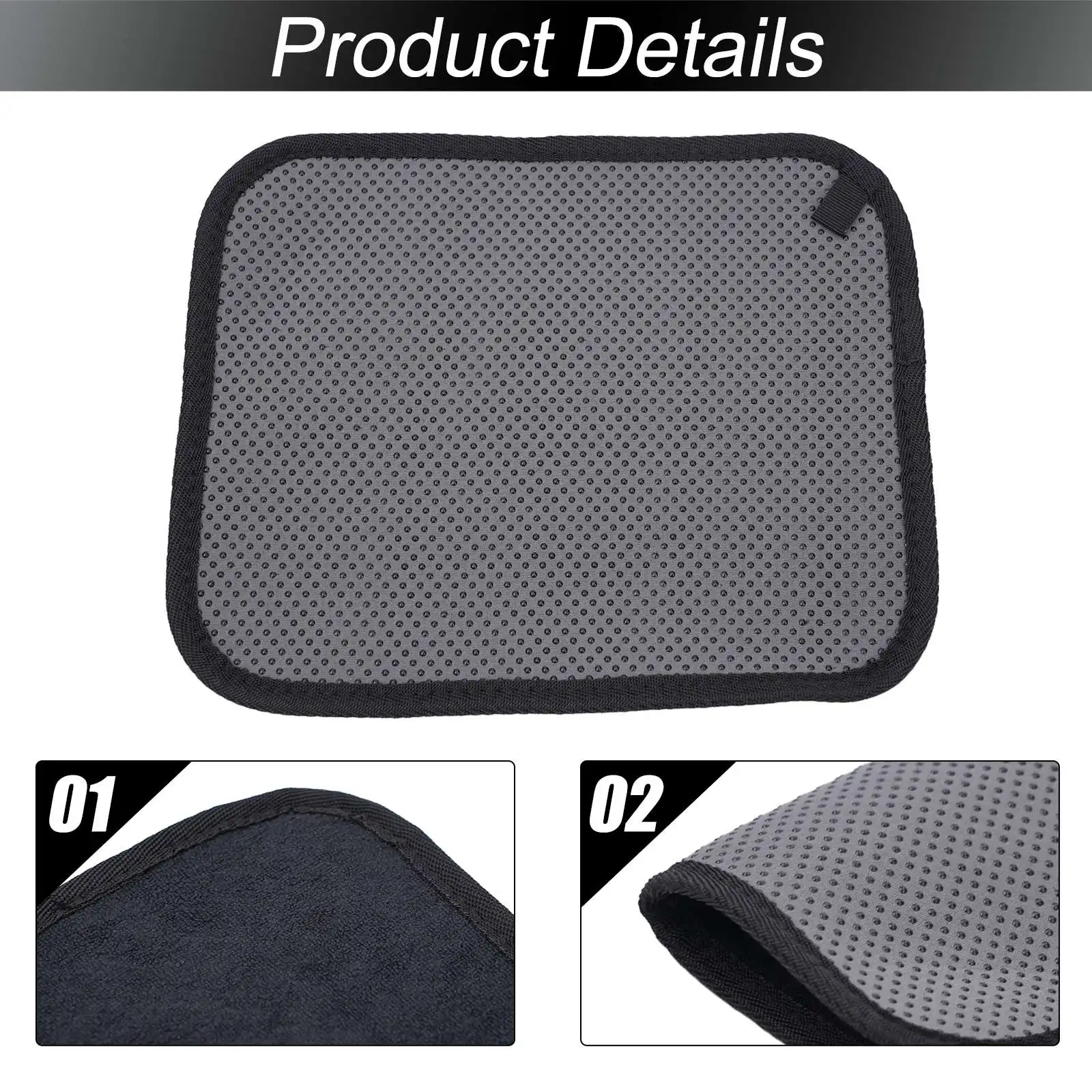Professional Grade Lane Conditioner Remover Bowling Ball Cleaner Towel Ready for Next Match 10x8 Inches Black/Black+Grey