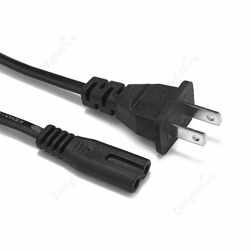 Universal EU/US Power Cable Cord - IEC C7 2-Pin AC Extension