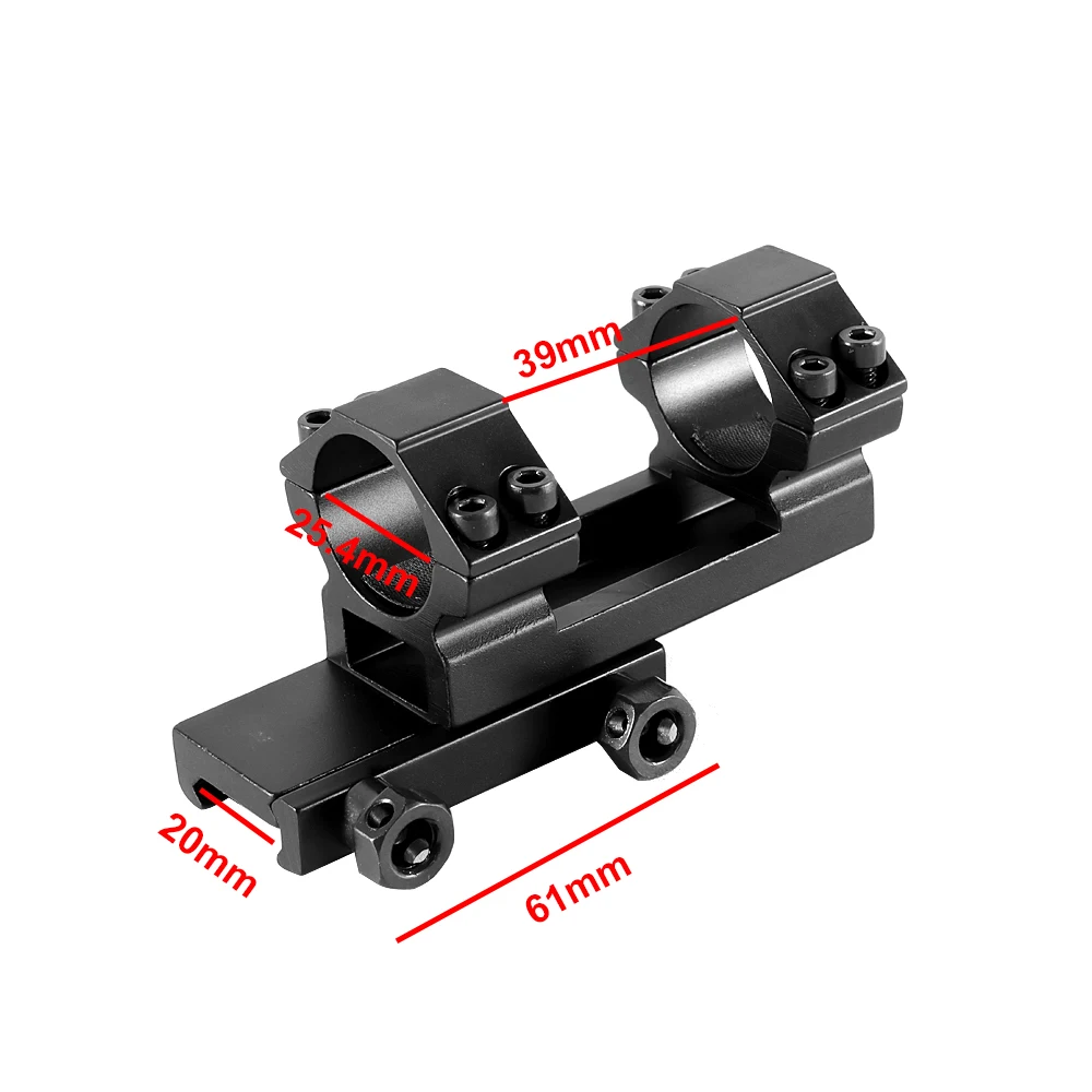 Hunting Accessories Picatinny Rail Weaver 1 pc Extended DIY 25.4mm Ring 11mm Dovetail Rail Z type Scope Mount Rifle Scope Mount