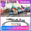 Electric Train Toy Set Car Railway Tracks Light and Sound Locomotive Engine Educational Game Boys Toys for Kids Christmas Gifts 1