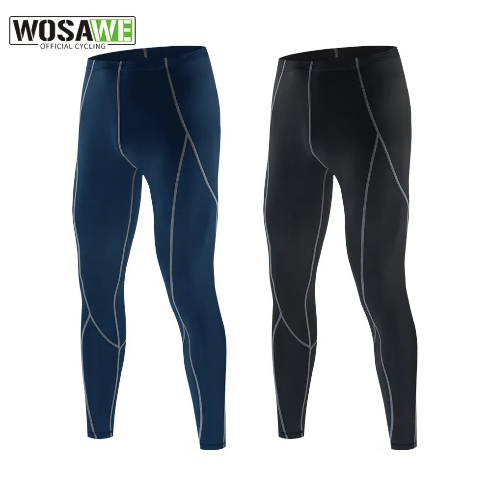 Men's Winter Fall Cycling Tights Quick-Dry Running Gym Legging Compression Fitness Thermal Underwear Long Johns Pants cycling tights mens leggings running leggings