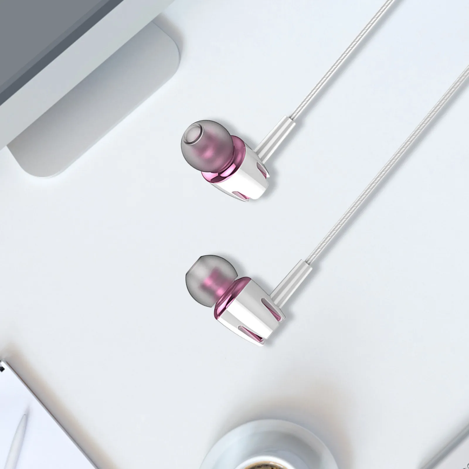 3.5mm Wired Headphones With Microphone For Laptop Earphones In Ear Headphones With Microphone Wired Earbuds For Phones Samsung