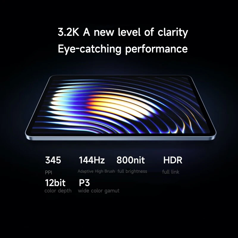 Xiaomi Tablet Xiaomi Pad 7 11.2" 3.2K 144Hz Display Snapdragon 7 Gen3 8850mAh 13MP+8MP camera IPv6 support Dolby Atmos Tablet PC 5