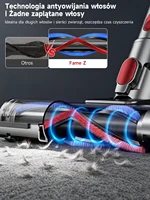Aspirateur sans fil Tdyon 750W, aspiration ultra puissante de 85000Pa, charge rapide en 3 heures, grand réservoir à poussière de 2,8L, batterie amovible, autonomie jusqu'à 80 minutes, aspirateur à main 2-en-1 pour le nettoyage des tapis, de la maison et de l'intérieur de la voiture. 5
